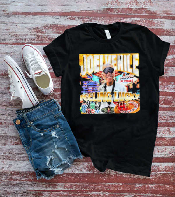 JOELVENILE FEELING LUCKY LAS VEGAS CASINO ROULETTE T-Shirt
