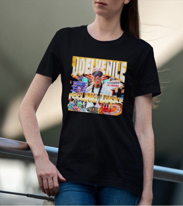 JOELVENILE FEELING LUCKY LAS VEGAS CASINO ROULETTE T-Shirt