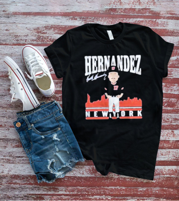 Hernandez Keith Hernandez Toon Signature New York T-Shirt