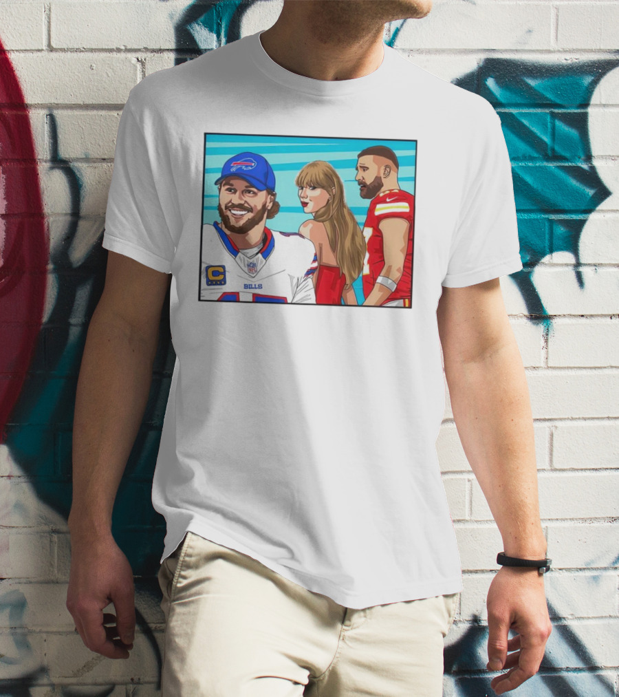 Buffalo Bills Vs. Kansas City Chiefs Distracted Girlfriend Meme T-Shirt