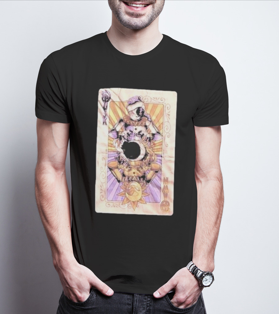 Five Nights At Freddy’s Security Breach Sun And Moon Tarot Card T-Shirt