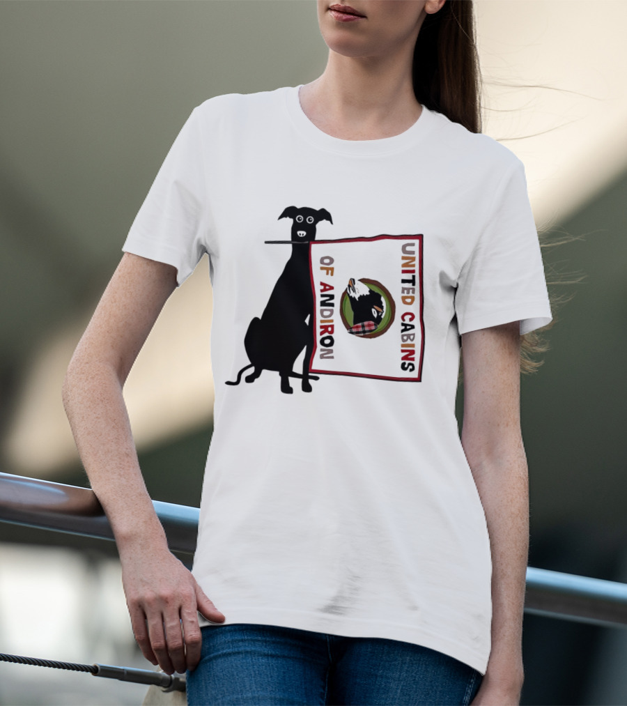 United Cabins Of Andiron Dog Flag T-Shirt