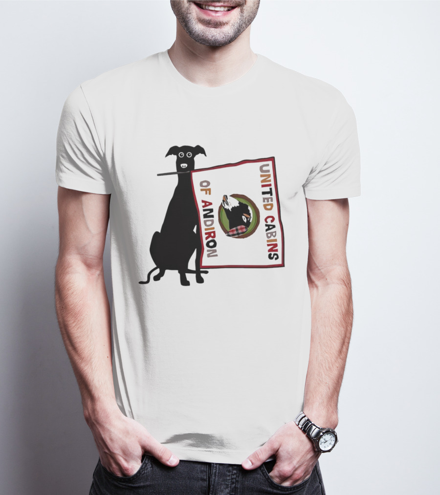 United Cabins Of Andiron Dog Flag T-Shirt