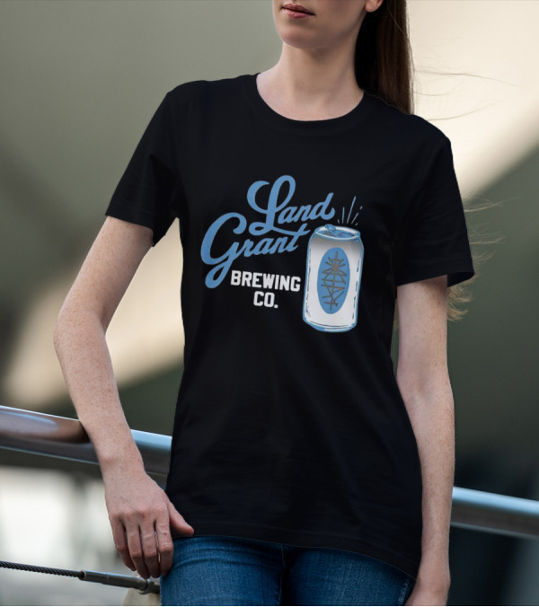 Land Grant Brewing Co Vintage Can T-Shirt