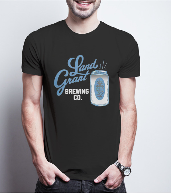 Land Grant Brewing Co Vintage Can T-Shirt