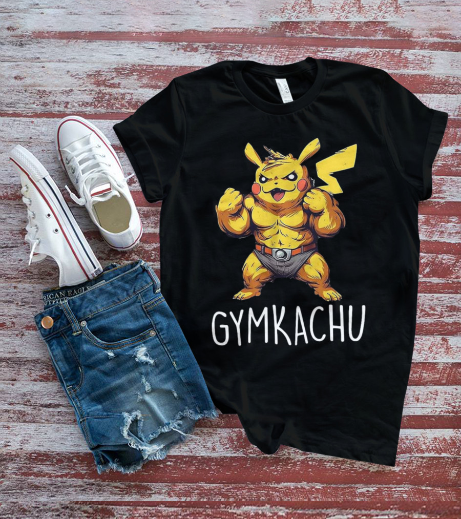Gymkachu Buff Pikachu T-Shirt