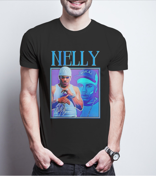 Nelly Vokal Hat And Iconic Signature T-Shirt