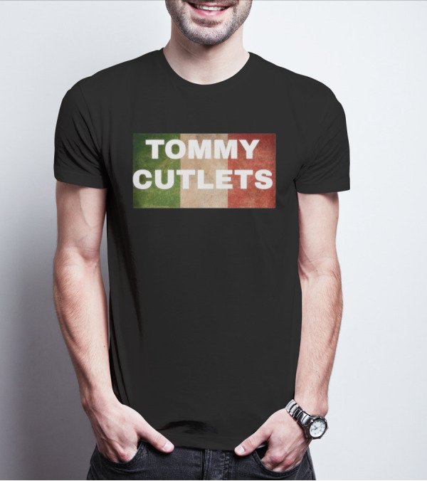 Tommy Cutlets Italian Flag Tommy Devito T-Shirt