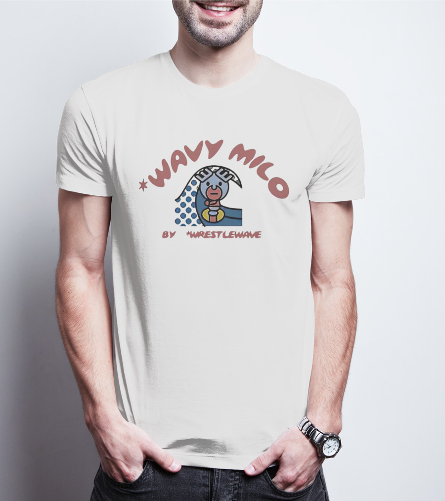 Wavy Milo By Wrestlewave Retro Cartoon T-Shirt