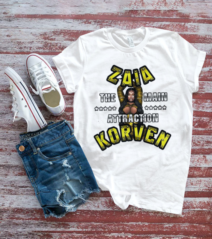 Zaia Korven The Main Attraction Stars T-Shirt