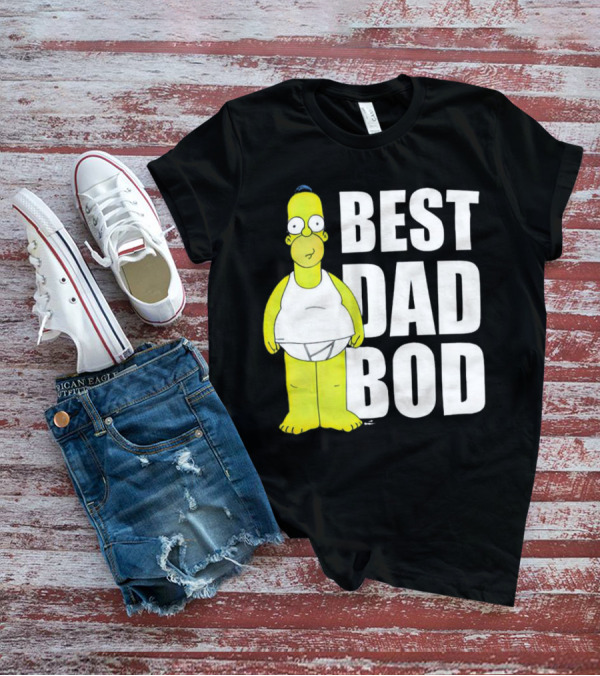 Homer Simpson Best Dad Bod The Simpsons T-Shirt