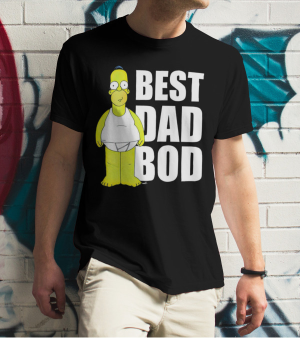 Homer Simpson Best Dad Bod The Simpsons T-Shirt