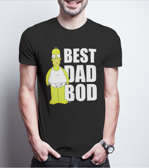 Homer Simpson Best Dad Bod The Simpsons T-Shirt