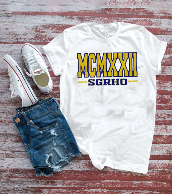 MCMXXII SGRHO Sigma Gamma Rho Sorority Founding Year T-Shirt