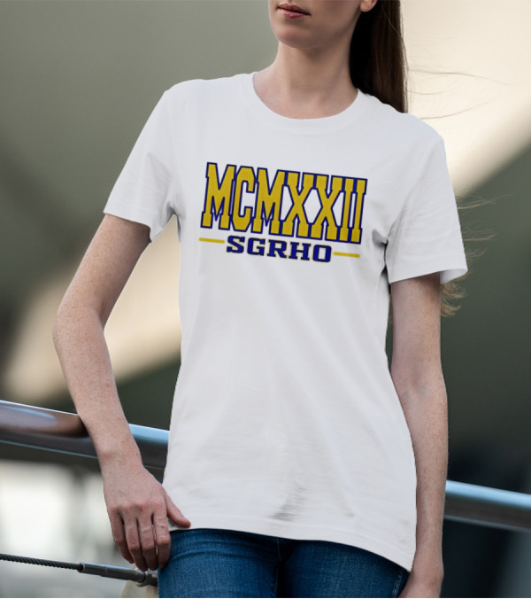 MCMXXII SGRHO Sigma Gamma Rho Sorority Founding Year T-Shirt
