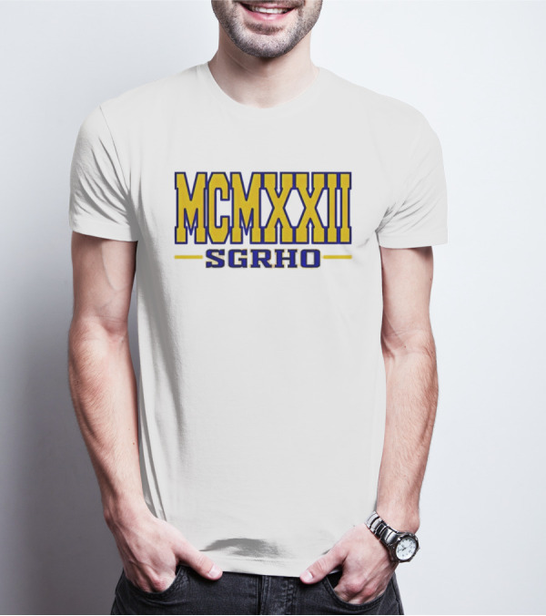 MCMXXII SGRHO Sigma Gamma Rho Sorority Founding Year T-Shirt