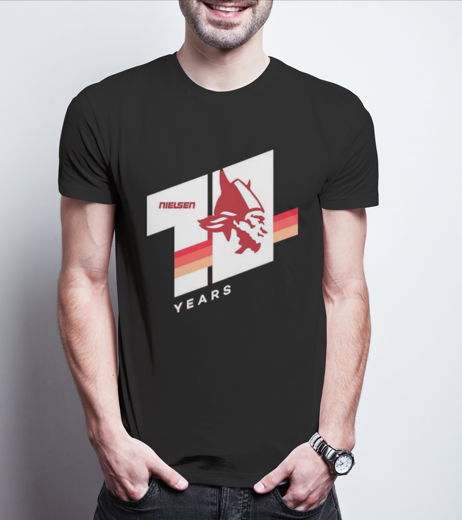 Nielsen Racing 10 Years Anniversary Viking Helmet T-Shirt