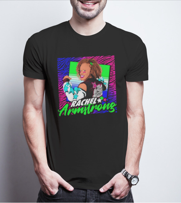 Rachel Armstrong Star Stripes Vibrant T-Shirt