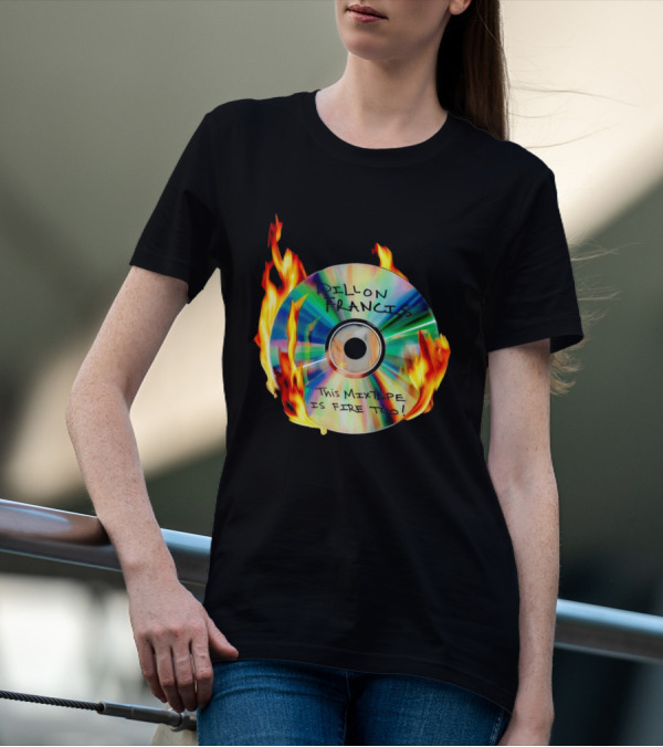 Dillon Francis This Mixtape Is Fire Too CD Flames T-Shirt