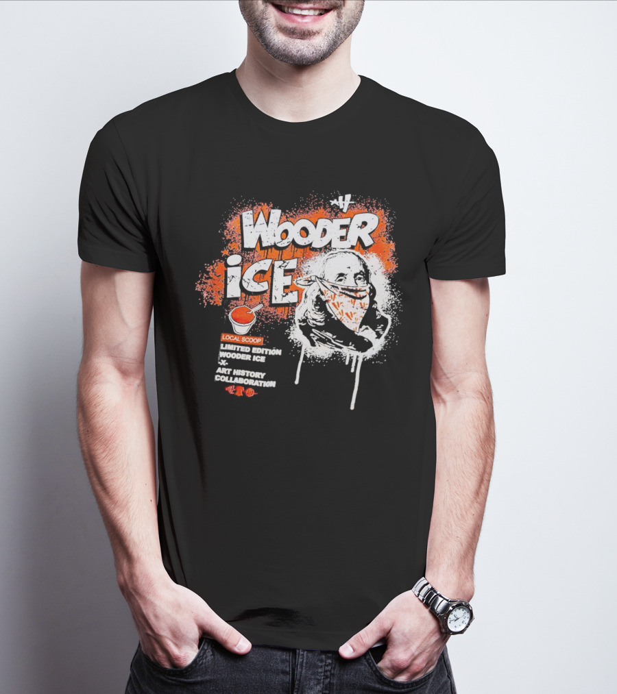 Wooder Ice Local Scoop Art History Collaboration T-Shirt