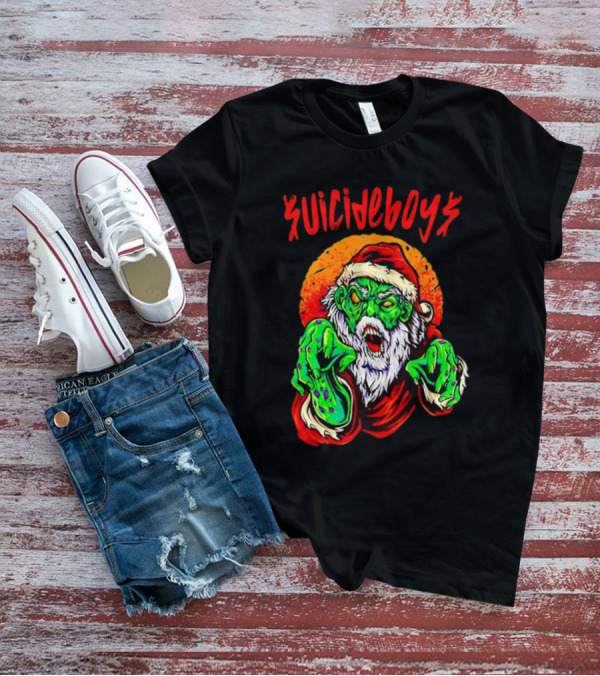 Suicideboys Zombie Santa Christmas Horror T-Shirt