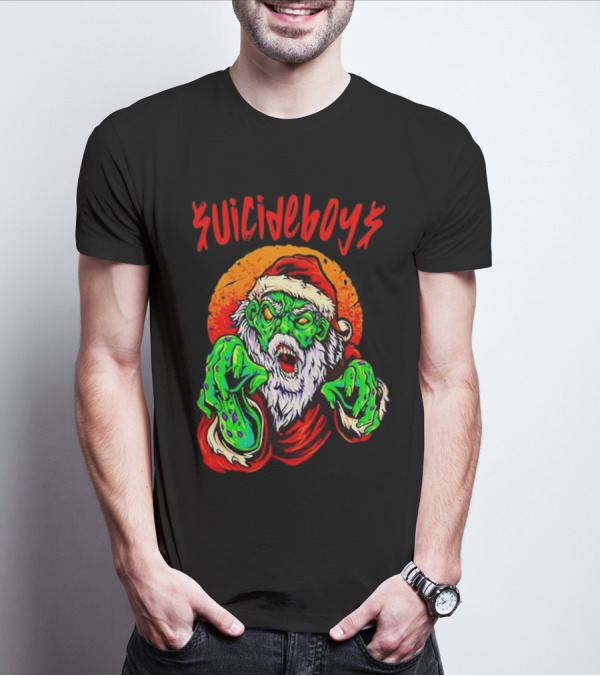 Suicideboys Zombie Santa Christmas Horror T-Shirt