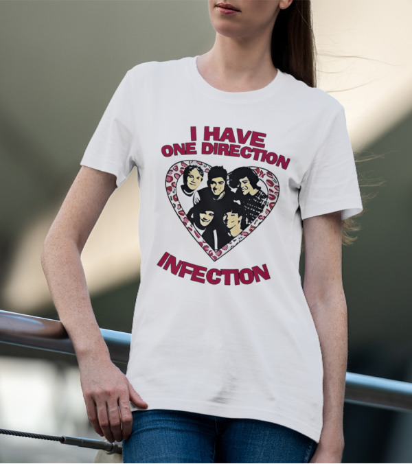 One Direction Infection Heart Fan T-Shirt
