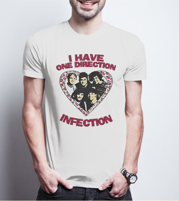 One Direction Infection Heart Fan T-Shirt