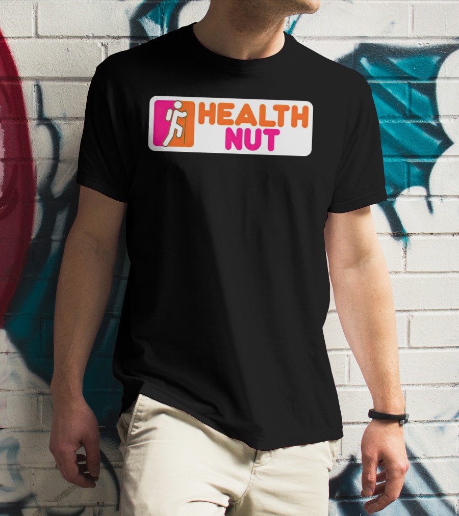 Health Nut Dunkin’ Donuts Logo Mashup T-Shirt