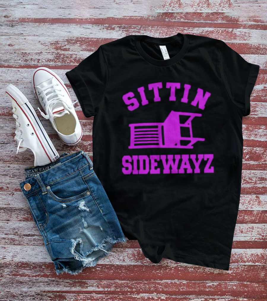 Sittin’ Sidewayz Purple Chair T-Shirt