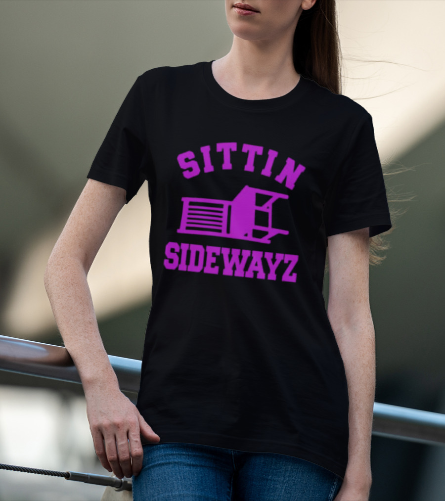 Sittin’ Sidewayz Purple Chair T-Shirt