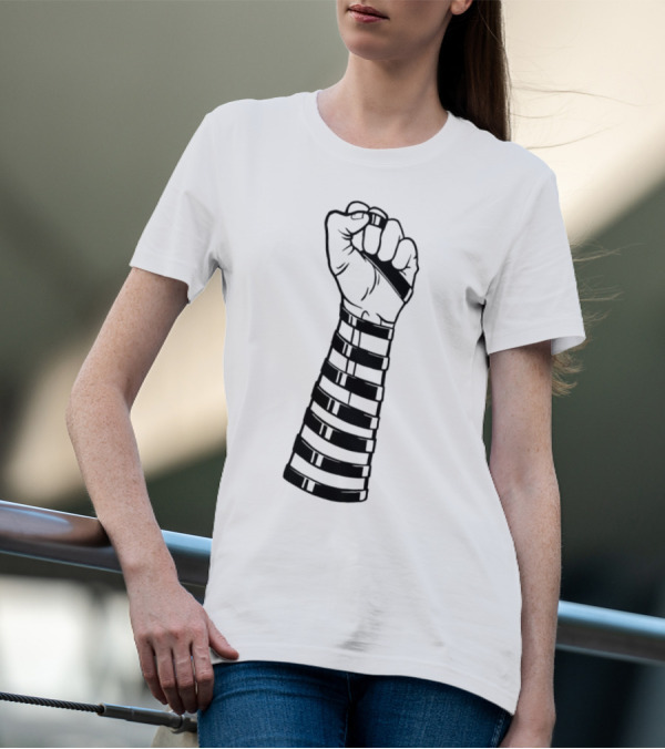 Strapped Fist With Black Bands Iconic T-Shirt
