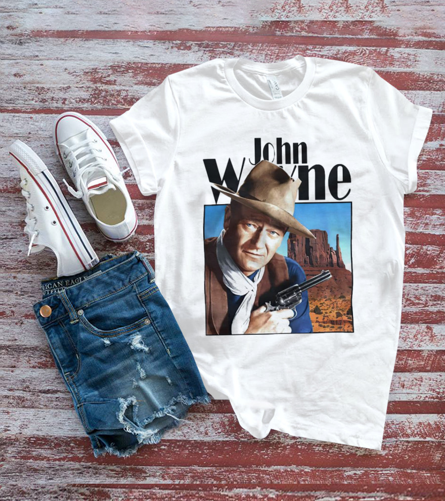 John Wayne Cowboy Western Movie Legend T-Shirt