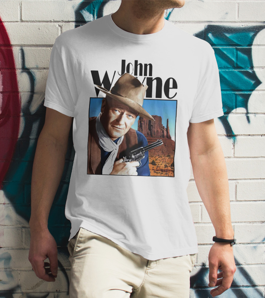 John Wayne Cowboy Western Movie Legend T-Shirt