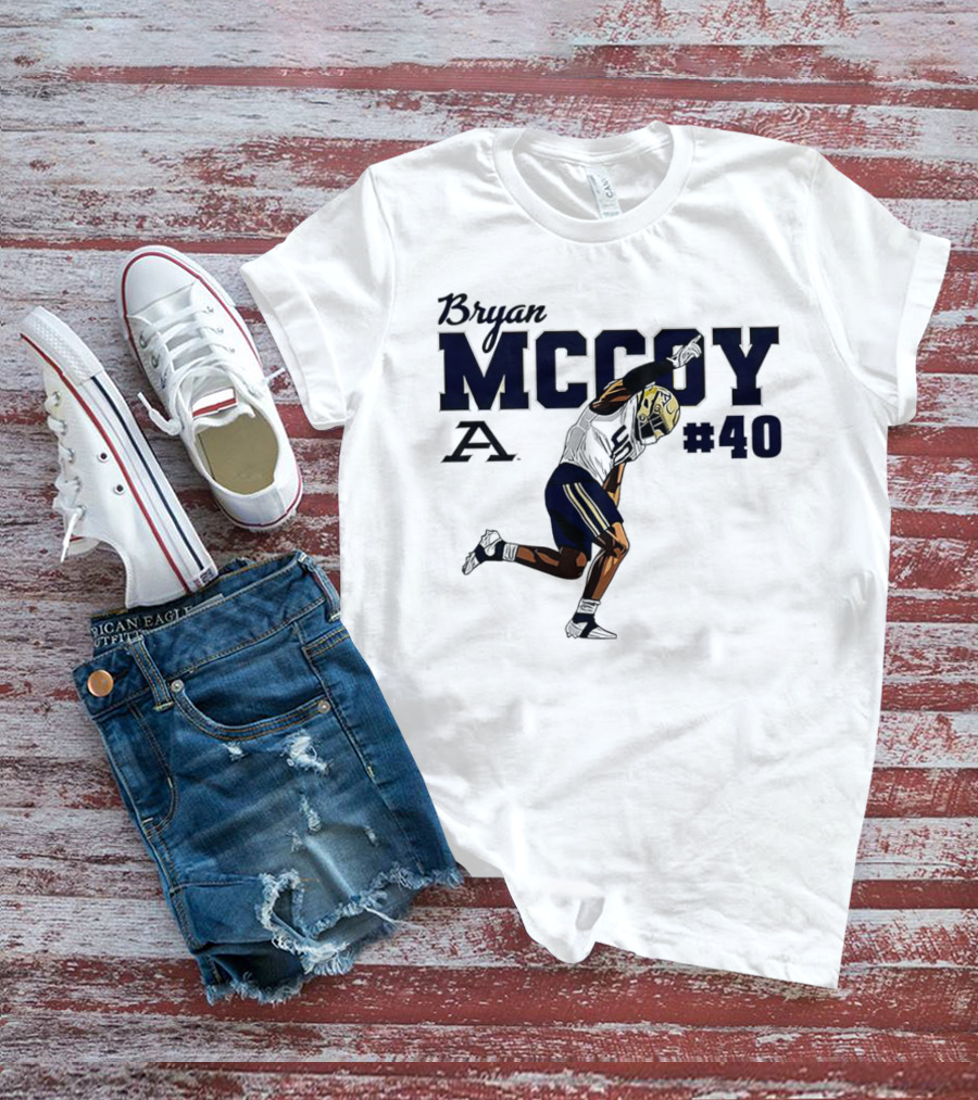 Bryan McCoy Akron Zips #40 NCAA Football T-Shirt