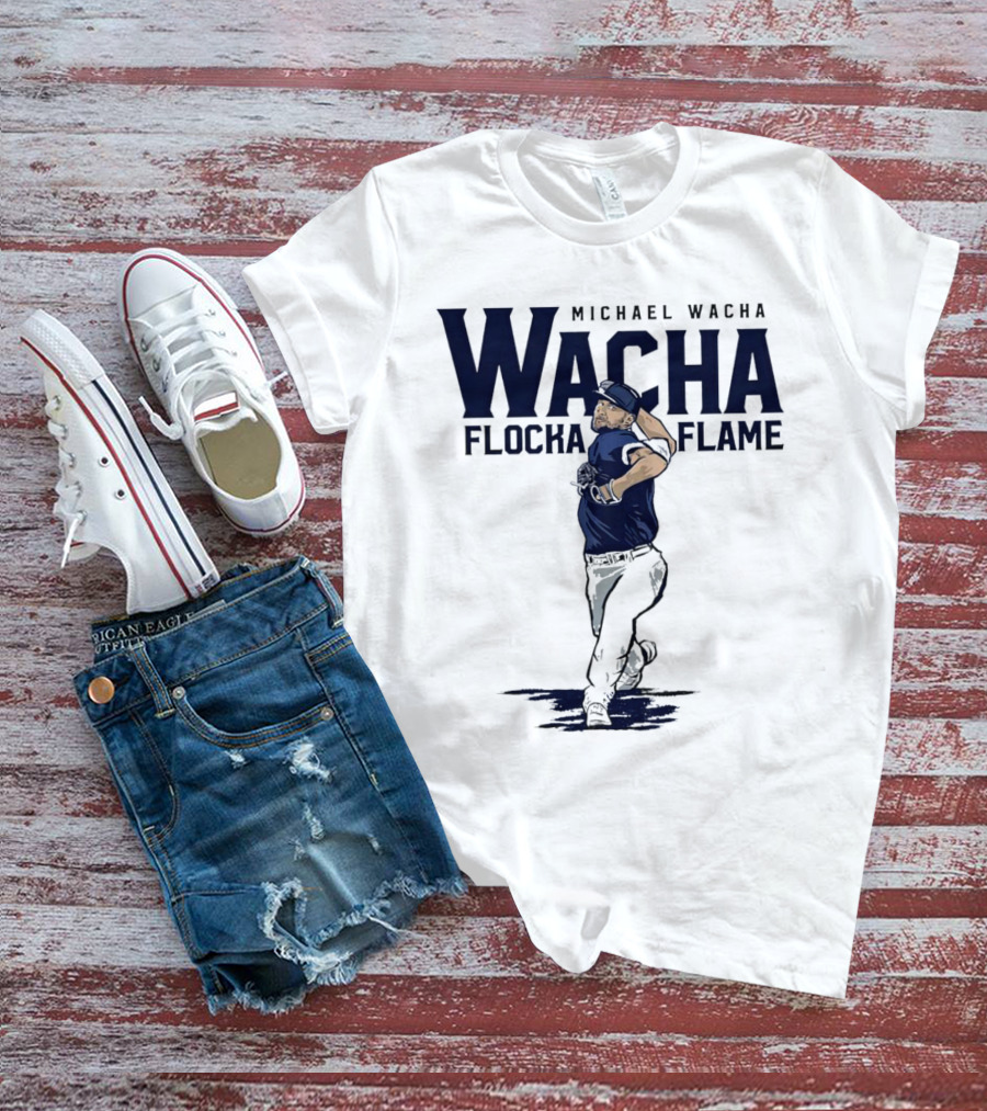 Michael Wacha Flocka Flame Pitching Baseball Kansas City Royals T-Shirt