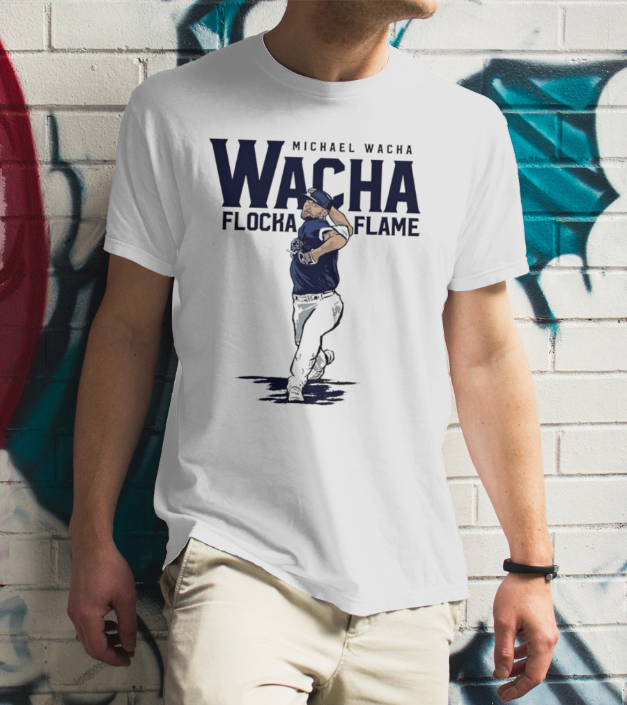 Michael Wacha Flocka Flame Pitching Baseball Kansas City Royals T-Shirt