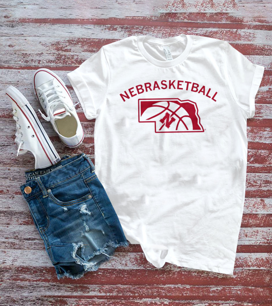 Nebraska Cornhuskers Nebrasketball Basketball State T-Shirt