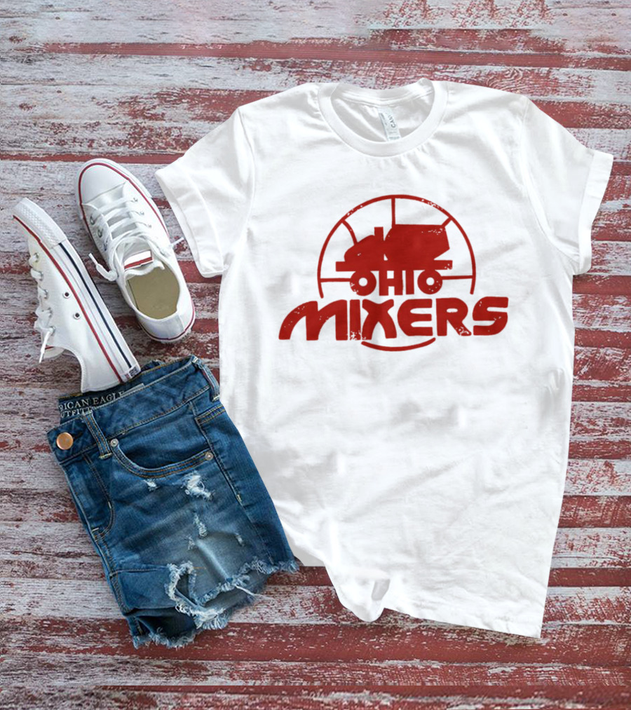 Ohio Mixers Basketball Concrete Truck T-Shirt