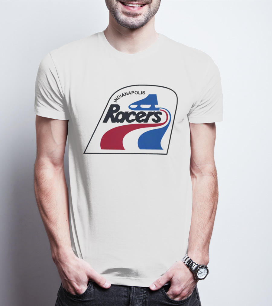 Indianapolis Racers Logo World Hockey Association T-Shirt