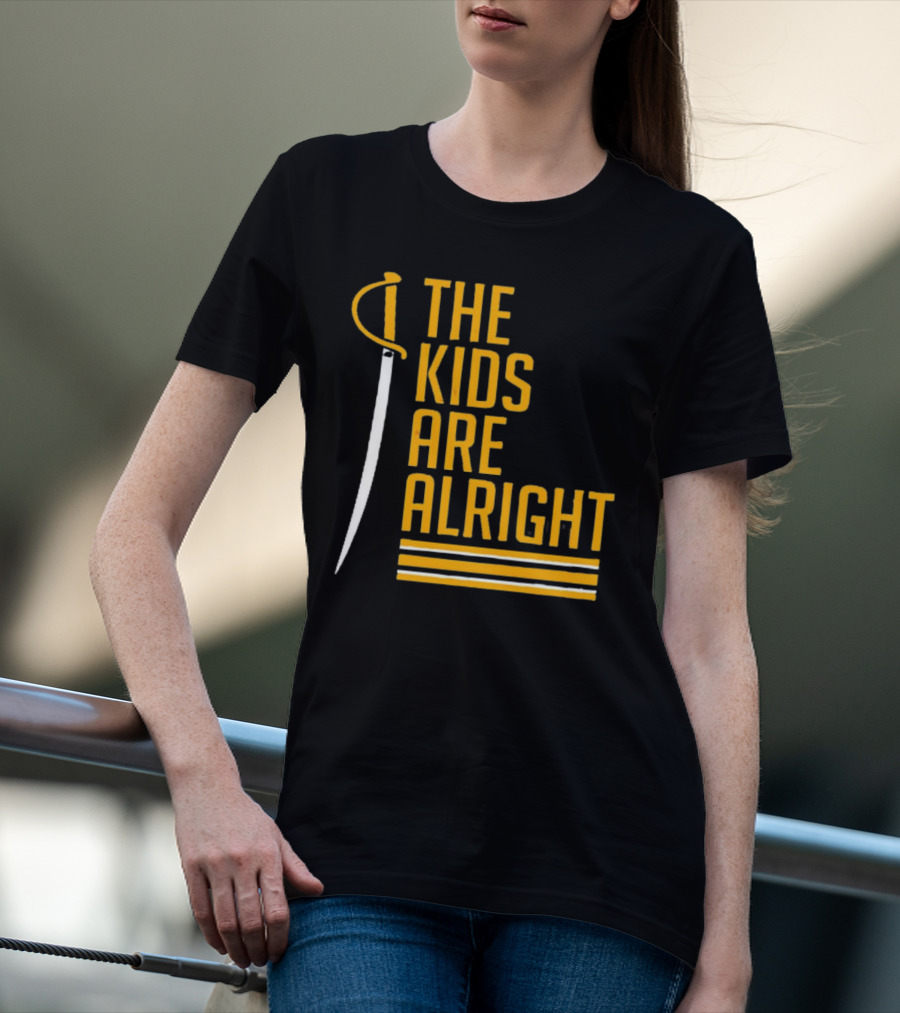 The Kids Are Alright Buffalo Sabres Sword And Stripe T-Shirt