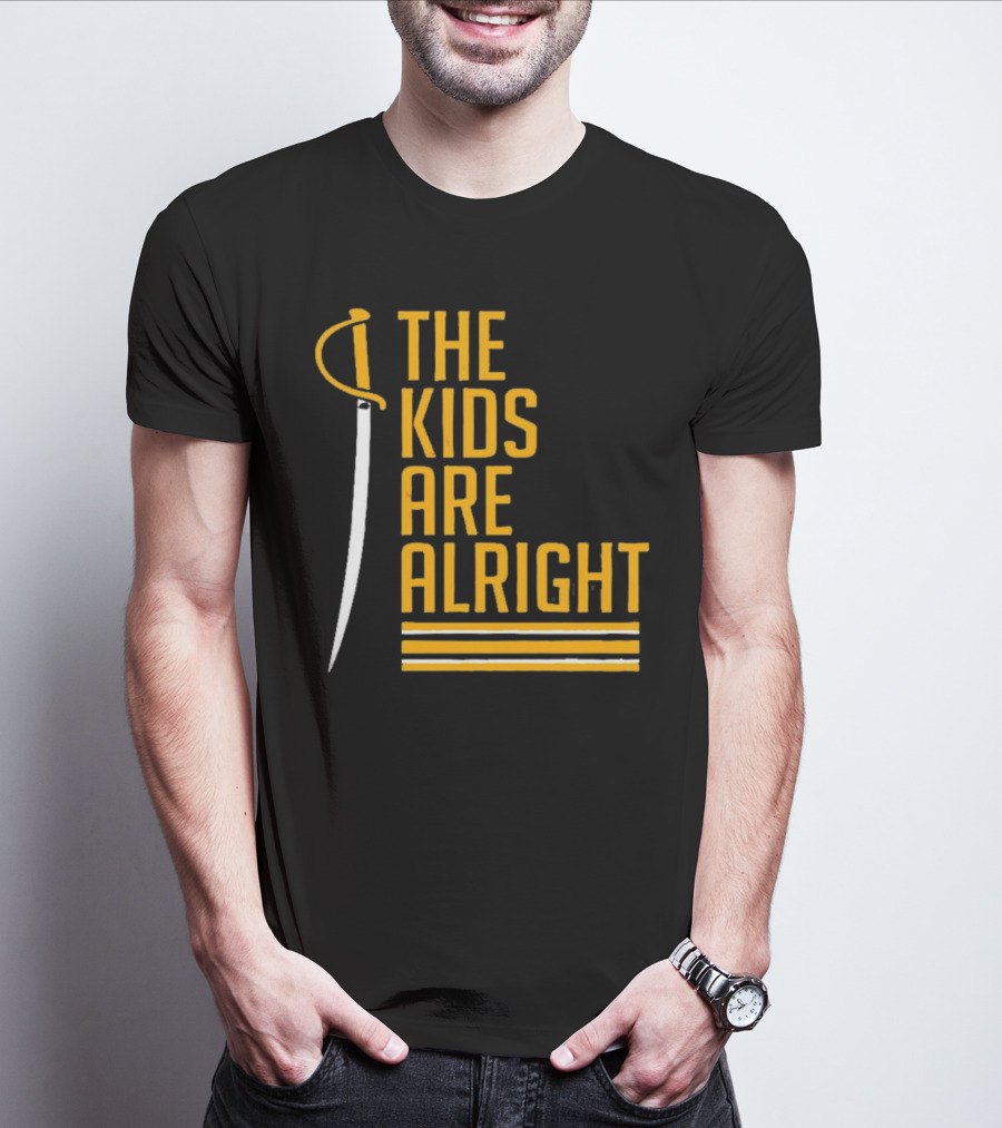 The Kids Are Alright Buffalo Sabres Sword And Stripe T-Shirt