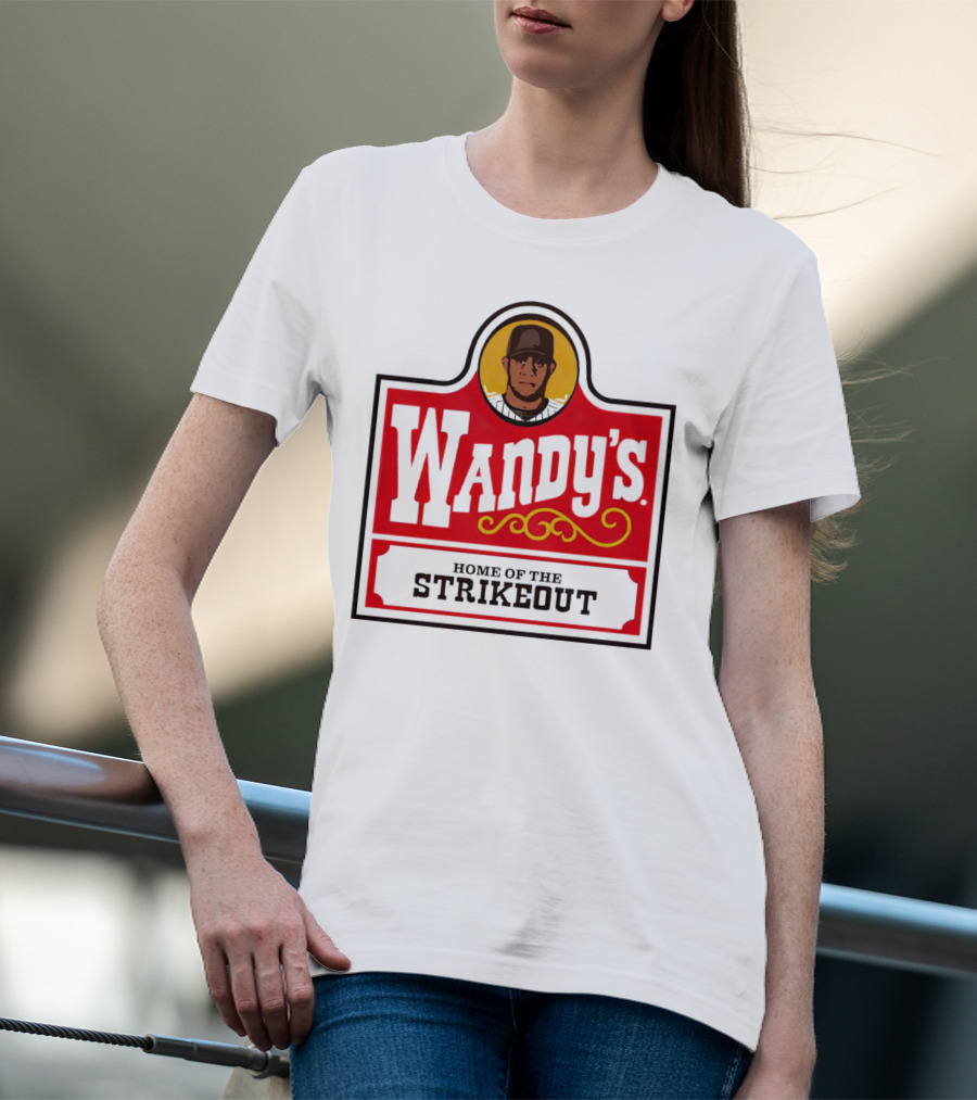 Wandy’s Home Of The Strikeout New York Baseball Classic Pitcher T-Shirt