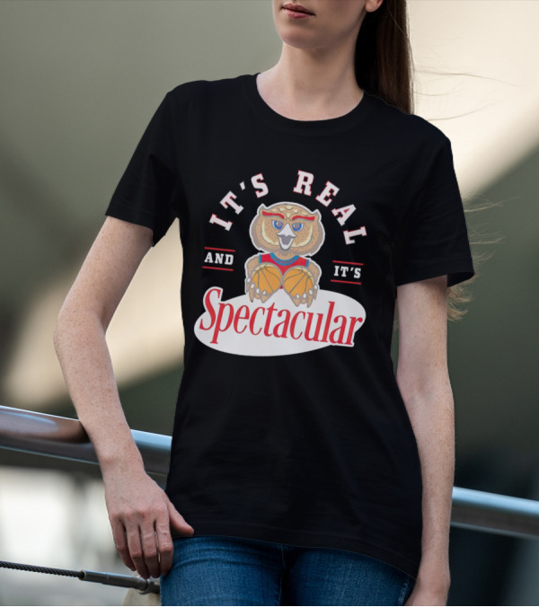 IT'S REAL AND IT'S SPECTACULAR BASKETBALL OWL WITH HOOP EYES T-Shirt