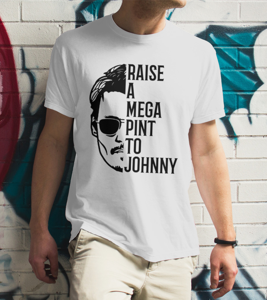 Raise A Mega Pint To Johnny T-Shirt