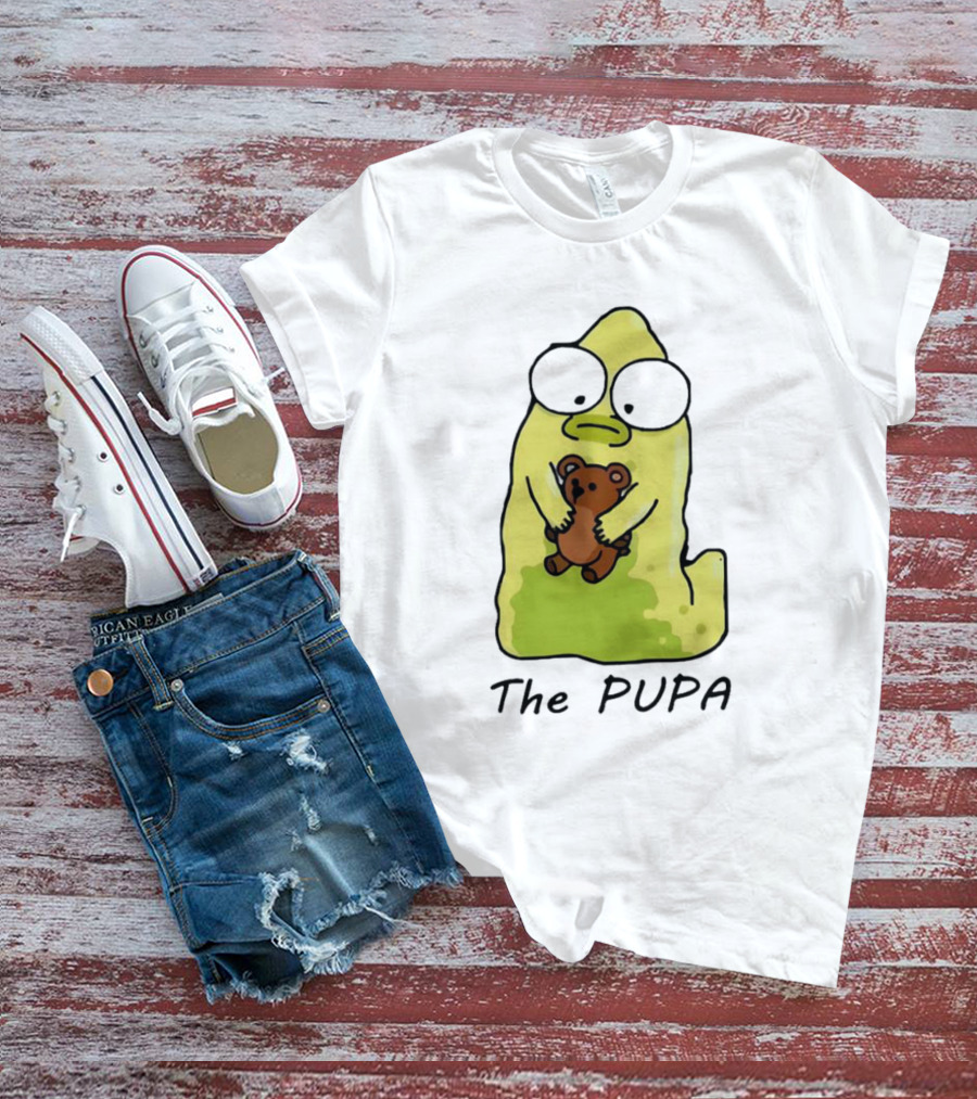 The Pupa Holding Teddy Bear Solar Opposites T-Shirt