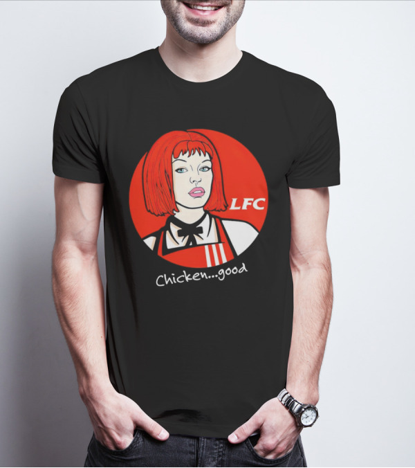 Chicken Good LFC Retro Style Redhead T-Shirt