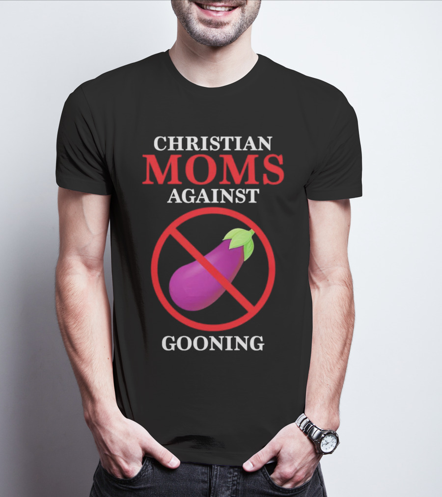Christian Moms Against Gooning Emoji T-Shirt