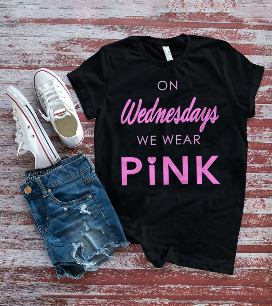 On Wednesdays We Wear Pink Mean Girls Movie T-Shirt