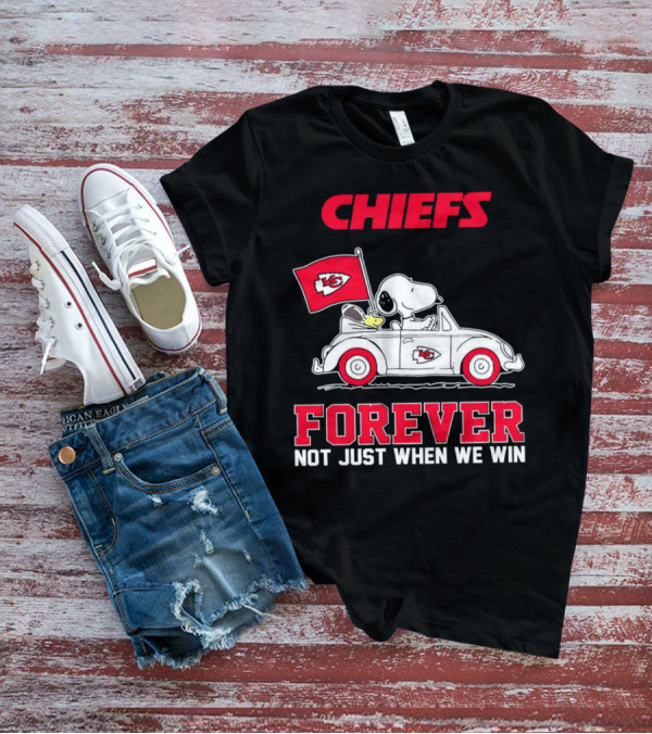 Chiefs Snoopy Forever Not Just When We Win T-Shirt